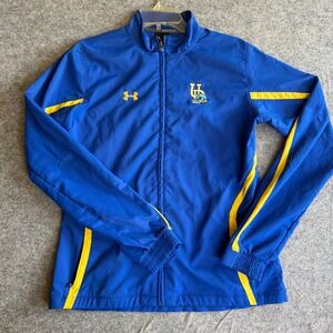 Under Armour Jacket Medium University of Delaware Blue Hens Windbreaker Blue